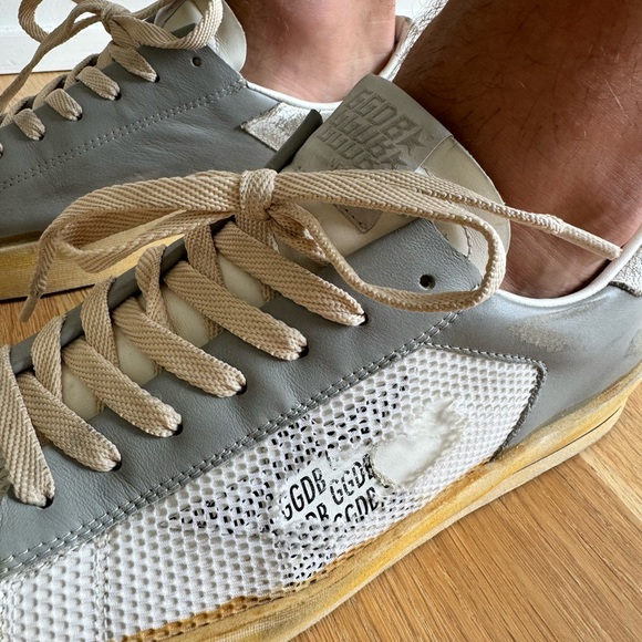 Men's Stardan with white leather star with GGDB print - Size 43 - Picture 8 of 8